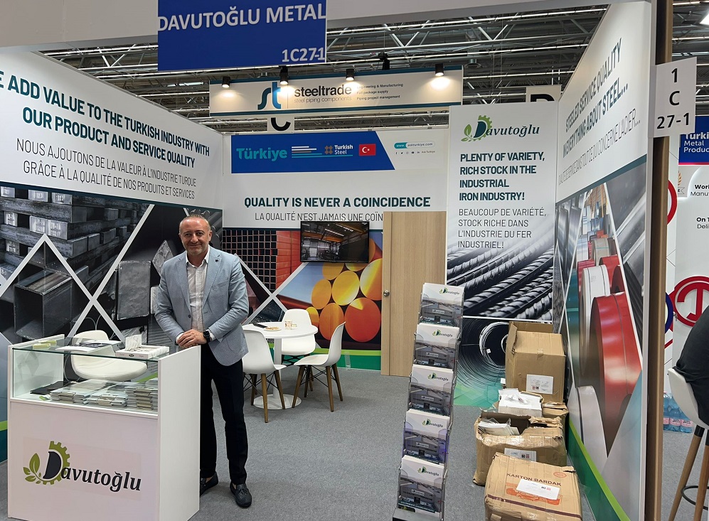 Davutoğlu Metal olarak;  Wire and Tube Fuarı nda standımızla yerimizi aldık 